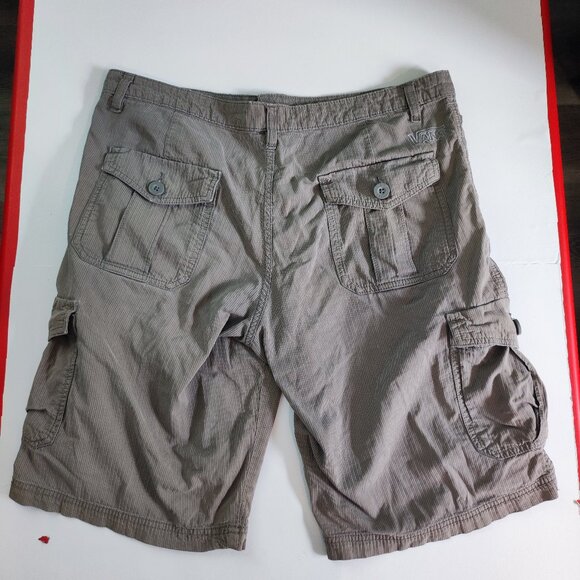 Vans cargo short men's size 34 light brown cotton side pockets - Picture 3 of 16